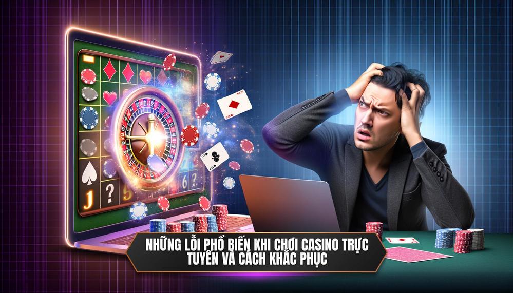 Những lỗi phổ biến khi chơi casino trực tuyến và cách khắc phục